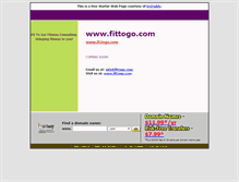 Tablet Screenshot of fittogo.com